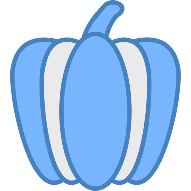 Sebze kabağı ikonu. Web için kabak vektör simgelerinin özet çizimi