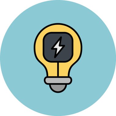 Enerji simgesinin vektör illüstrasyonu