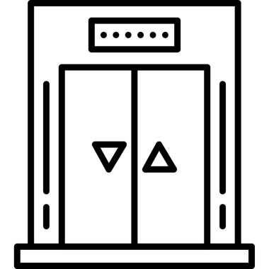 Buzdolabı. Web simgesi basit illüstrasyon