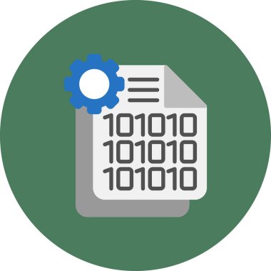 veri analiz simgesi. vektör illüstrasyonu