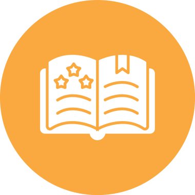 Kitap. Web simgesi basit illüstrasyon