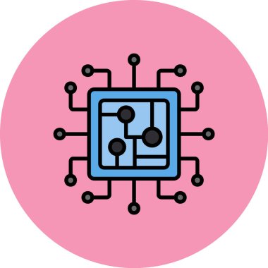 Devre simge vektör çizim