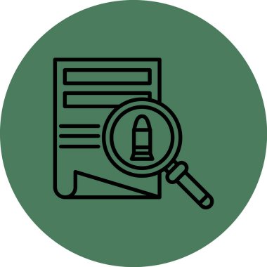 Arama cam simgesinin vektör illüstrasyonu