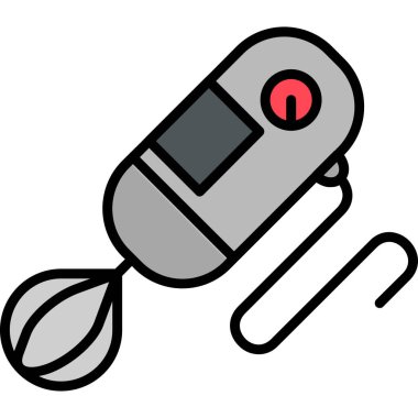 Bir çizgi film kamerasının vektör illüstrasyonu