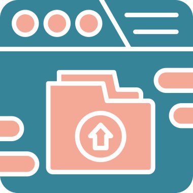 belge simgesi, vektör çizimi