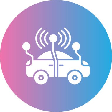 araba simgesi vektör illüstrasyonu