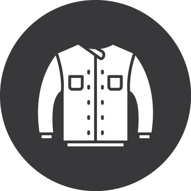 Ceket simge vektör çizim