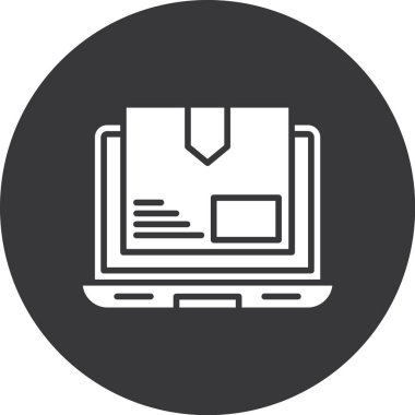 posta vektör düz simgesi