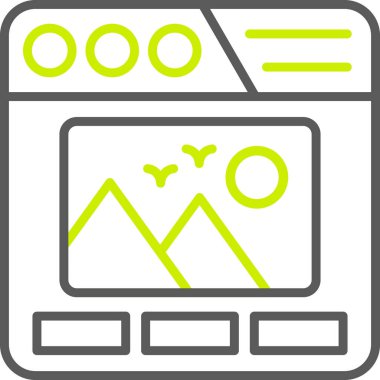 tarayıcı web düzeni simgesi