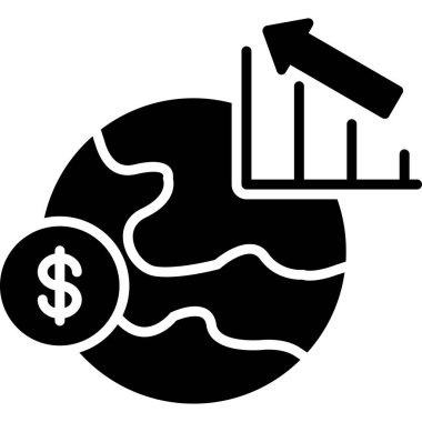 vektör çizim tasarım Doları simgesinin