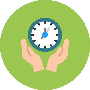 zaman vektör rengi modern simge