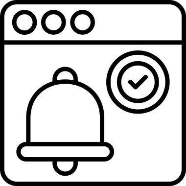 çamaşır makinesi simgesi, vektör illüstrasyonu