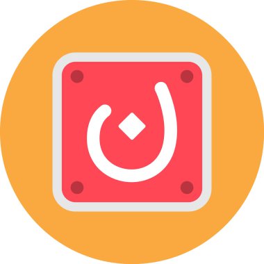 Modern yol simgesinin vektör illüstrasyonu