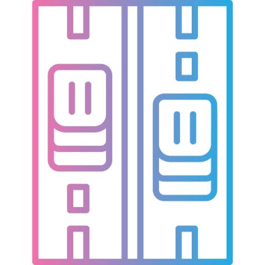 kitap simgesi vektör illüstrasyonu