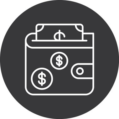 money vector icon modern simple illustration