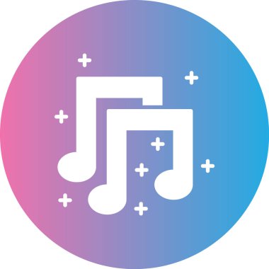 vektör müzik Not simgesi