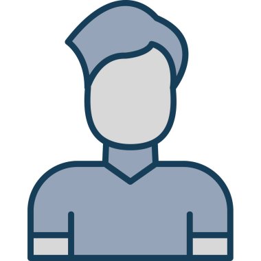 Sakallı bir adamın vektör çizimi