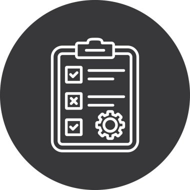 Pano simgesinin vektör illüstrasyonu