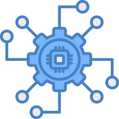Teçhizat Web simgesi basit illüstrasyon