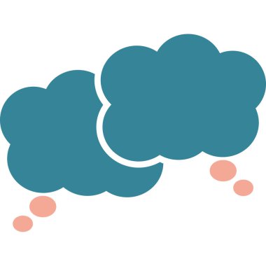 Bulut. Web simgesi basit tasarım