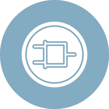 pil simgesi soyut olarak izole edildi