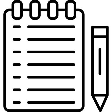 defter simge tasarlamak vektör