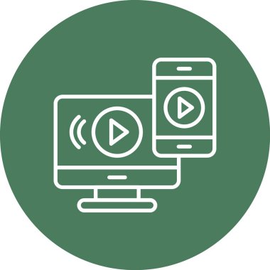 çevrimiçi vektör simgesi