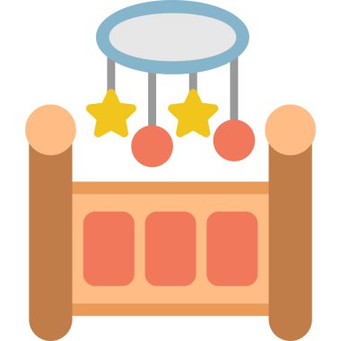 Lunapark eğlence ikonu düz stil