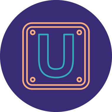 Modern b 'nin vektör illüstrasyonu eksik simgesi