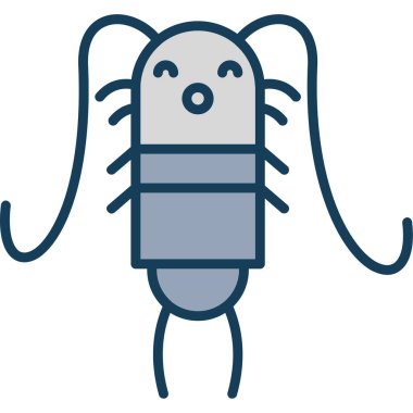 hata böceği simgesi ana hatlar biçiminde