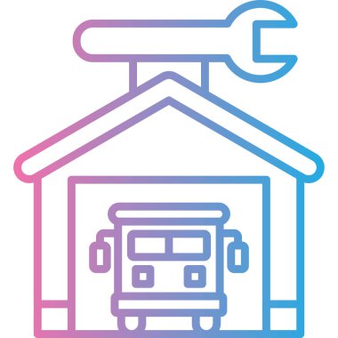 araba simgesi vektör illüstrasyonu