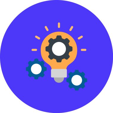 Fikir simgesi vektör illüstrasyonu