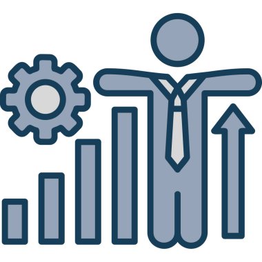 Bar çizelgesi. Basit düz vektör çizimi. eps