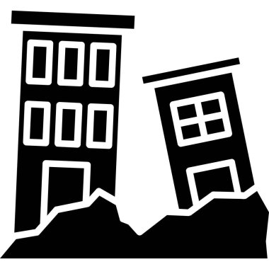 beyaz arka planda ev ve binalar