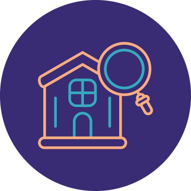 Ara. Web simgesi basit tasarım