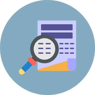 Ara. Web simgesi basit illüstrasyon