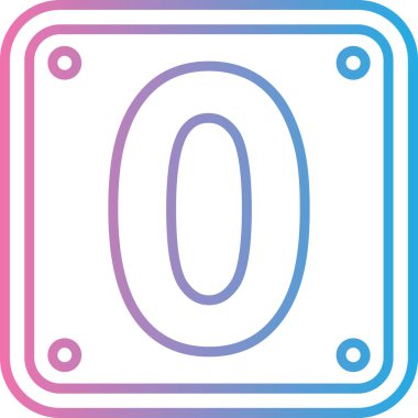 bir numaralı web simgesi vektör illüstrasyonu