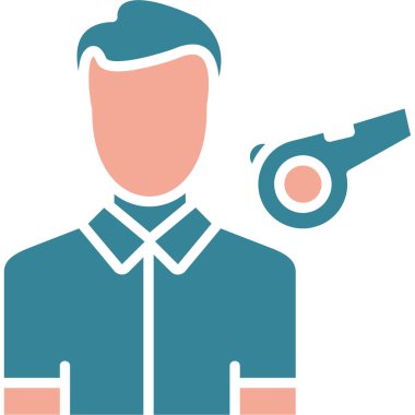 kullanıcı düz simgesi, vektör illüstrasyonu.