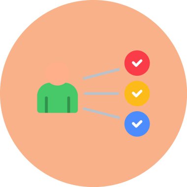 kullanıcı. Web simgesi basit illüstrasyon