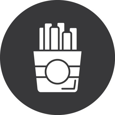 - Sigara. Web simgesi basit illüstrasyon