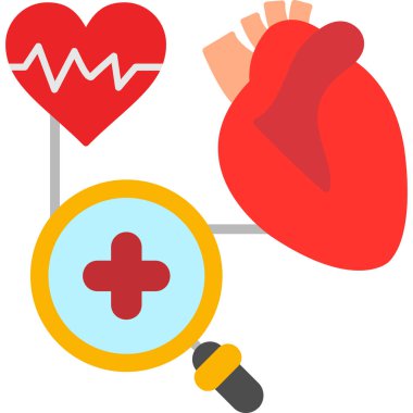 kalp sağlığı vektör simgesi