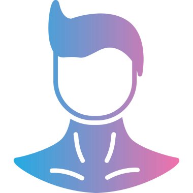 Sakallı, gömlek giyen bir avatar.