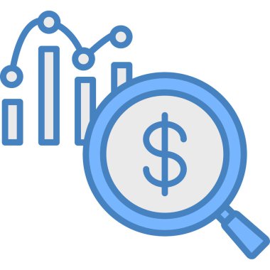 Analiz iş simgesi Doldurulmuş dış hat biçimi