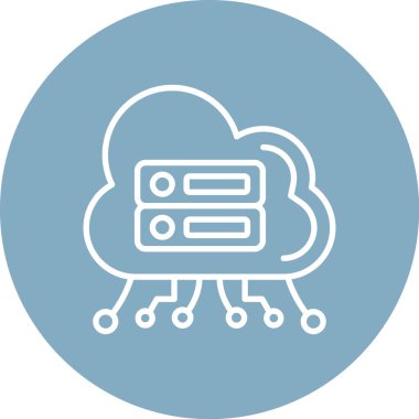 cloud computing. web icon simple design
