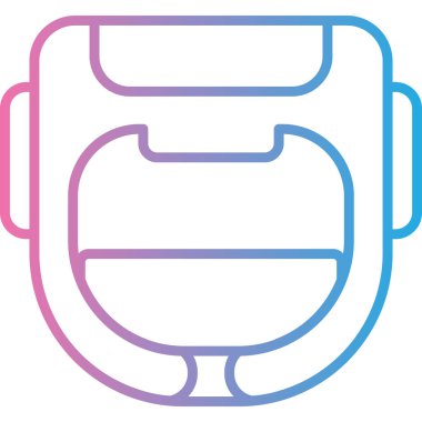 Gaz ısıtıcısı. Web simgesi