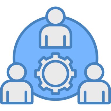 iş simgesi vektör illüstrasyonu