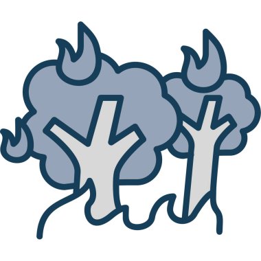 Fırtına Bulutu simgesi ana hatlarıyla doldurulmuş