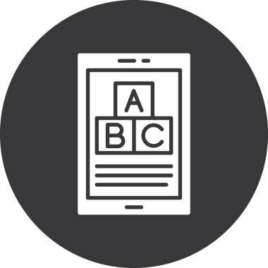 Seo simgesinin vektör illüstrasyonu