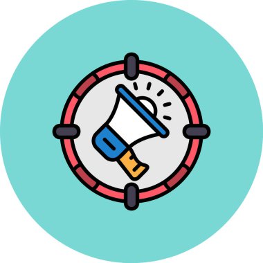 Bir cam simgenin vektör illüstrasyonu