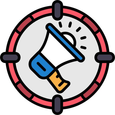 Çizgi film simgesinin vektör çizimi